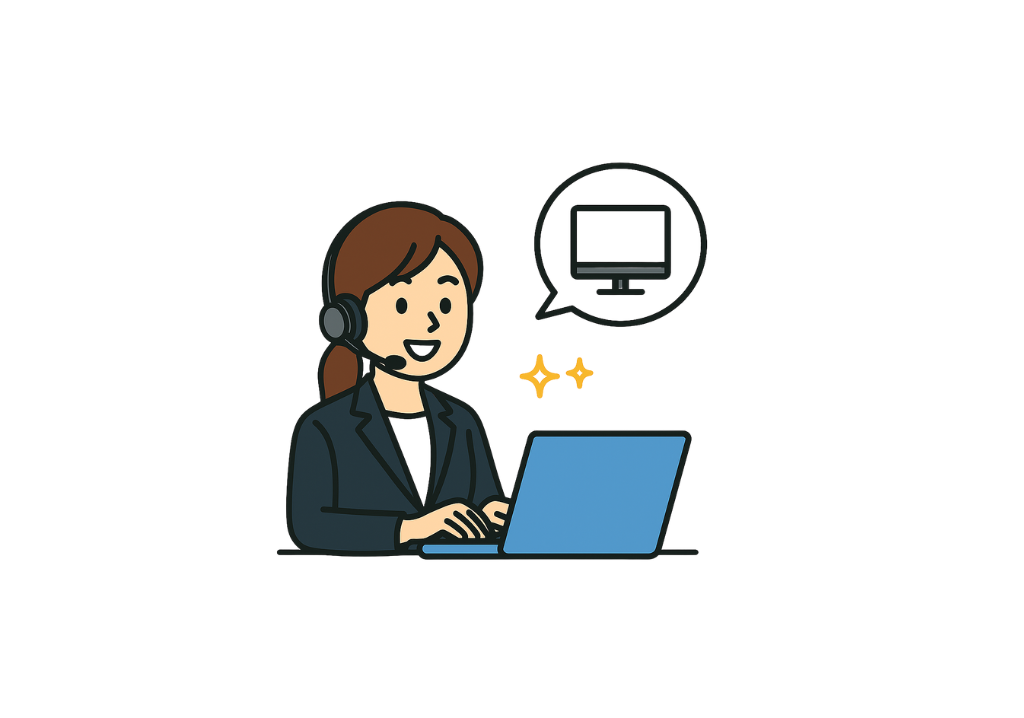 パソコンスクール元講師が優しく丁寧にアフターサポート