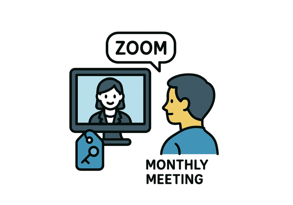 ZOOMによる定期ミーティング